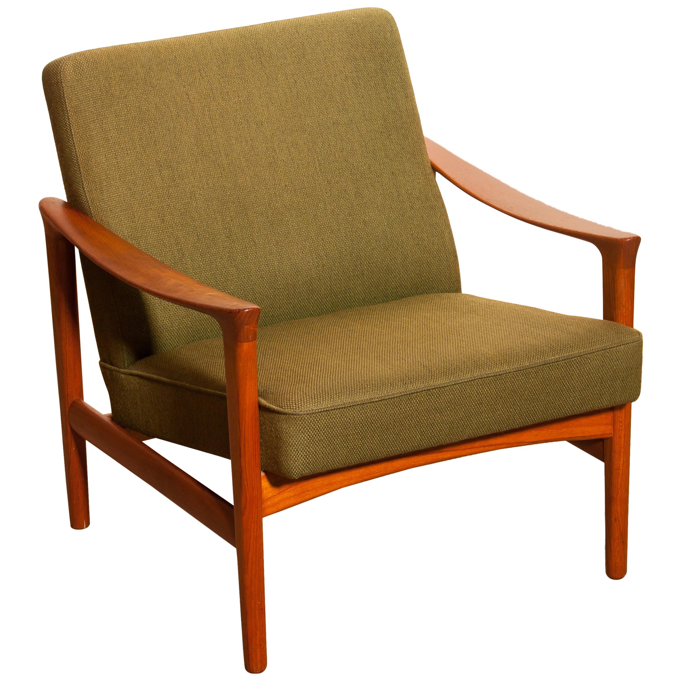 1960s, Teak Lounge Chair by Erik Wørts for Bröderna Andersson
