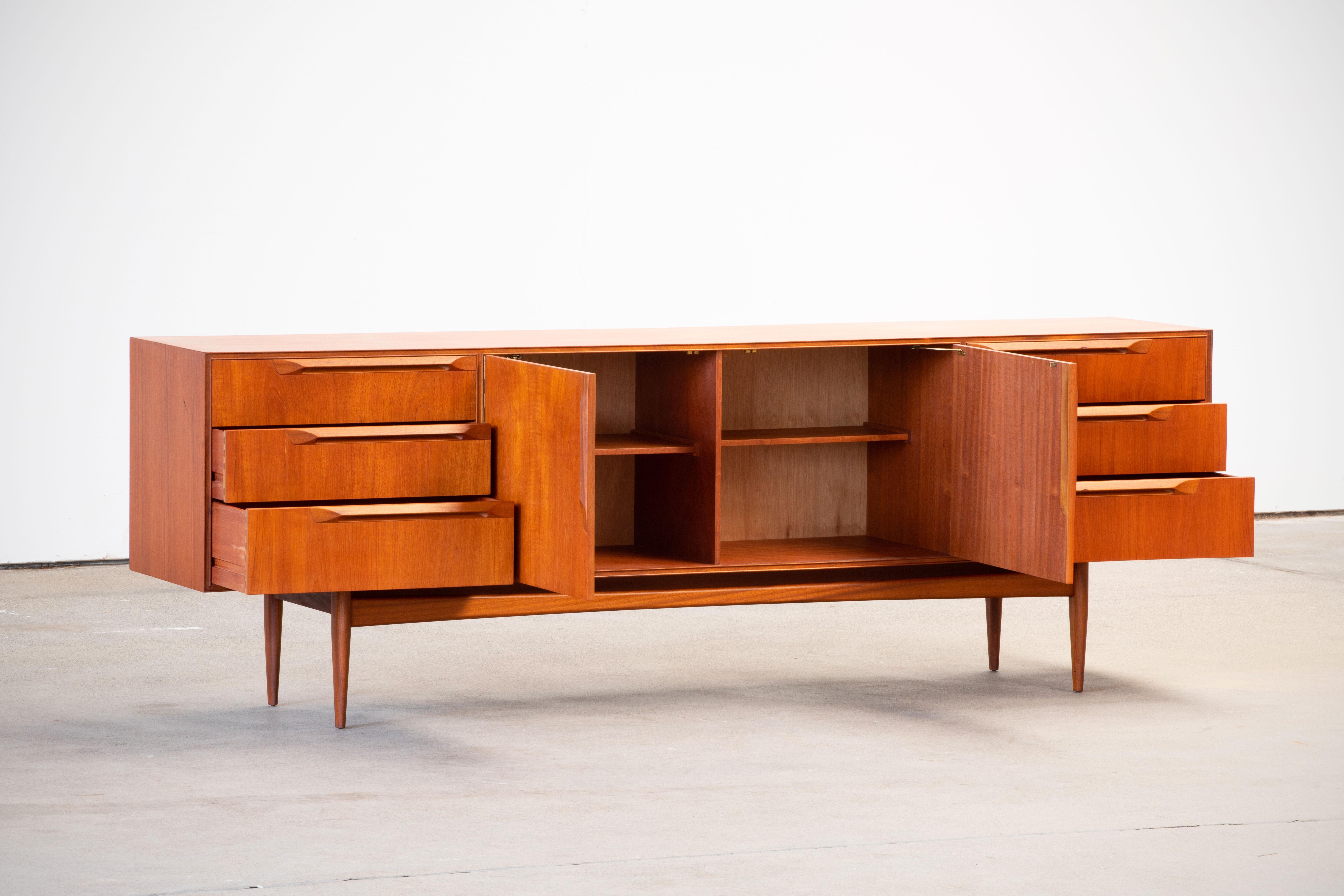 Mid-Century Modern 1960s Teak McIntosh Sideboard