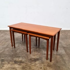 1960's Teak Mid-Century Parker Nesting tables