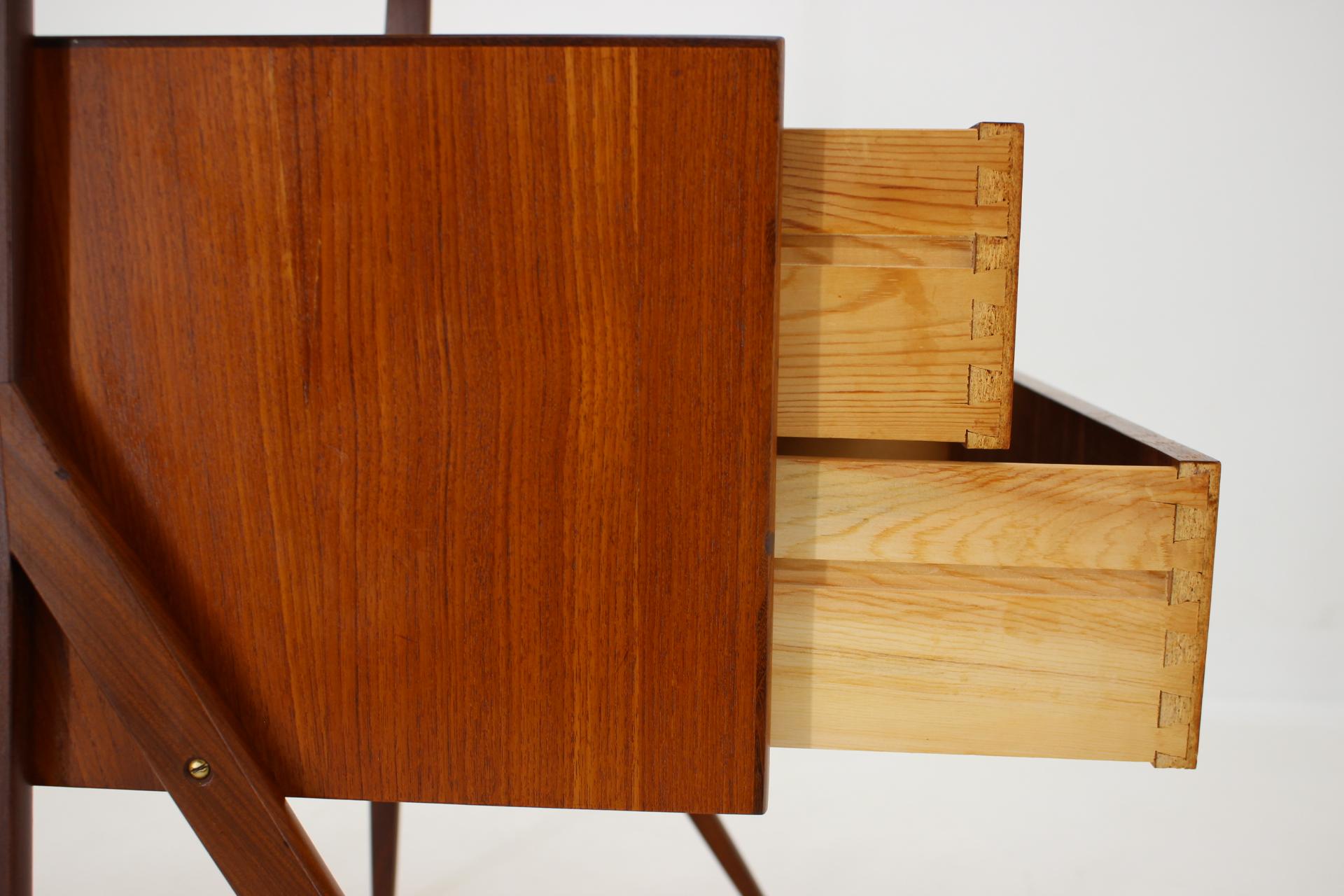 1960s Teak Mirror Cabinet, Denmark 1