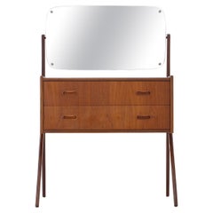 1960s Teak Mirror Cabinet, Denmark