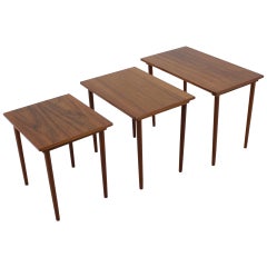 1960s Teak Nesting Tables, Denmark