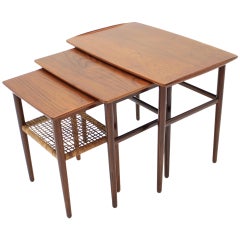 1960s Teak Nesting Tables, Denmark