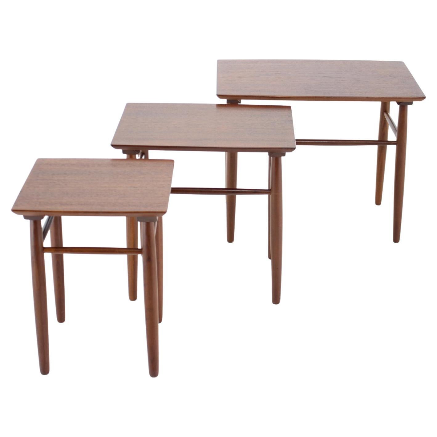 1960s Teak Nesting Tables, Denmark