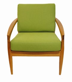 1960s Teak Paper-Knife Lounge Chair by Kai Kristiansen, Denmark