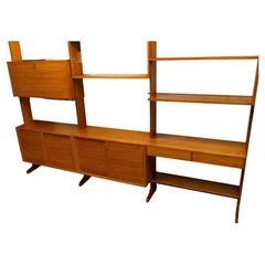 Armario seccional / separador de ambientes de teca de los años 60 por Kajsa & Nils "Nisse" Strinning