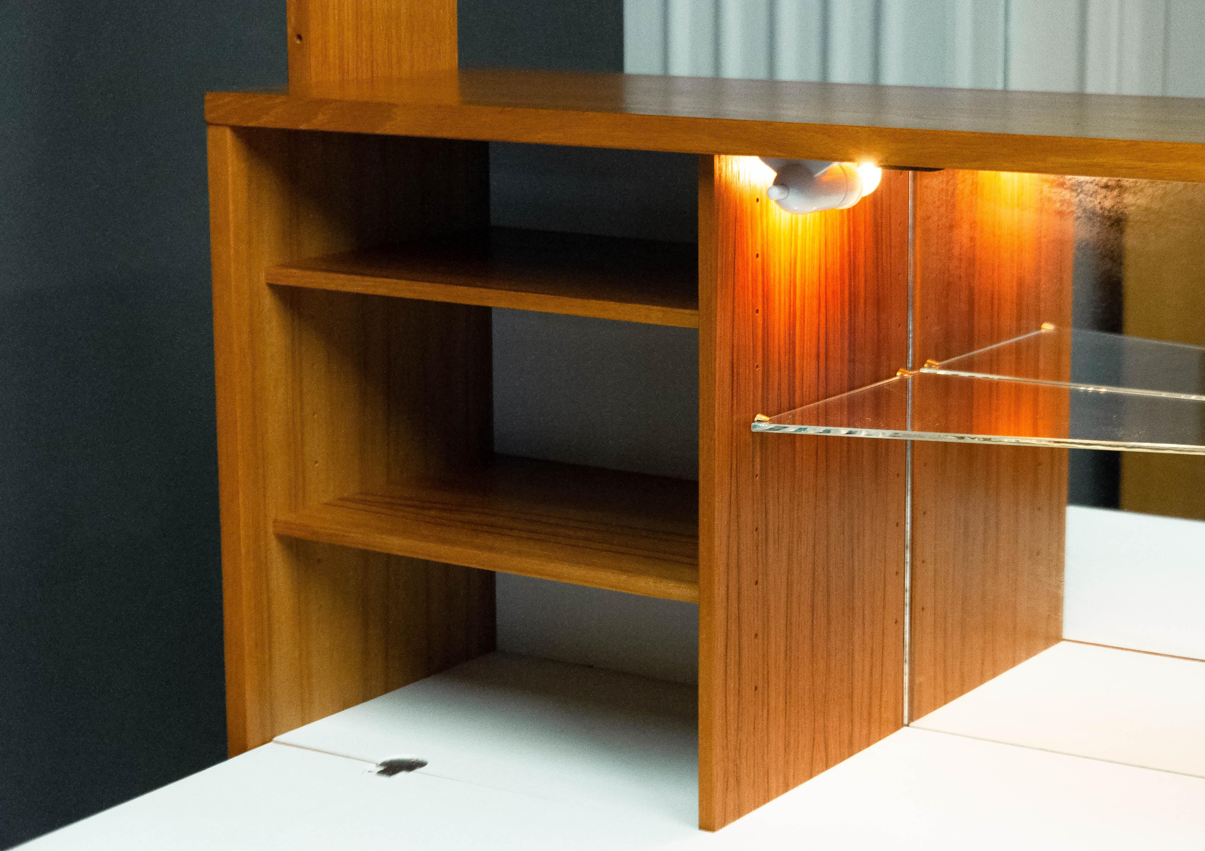 Modularer Schrank / Raumteiler aus Teakholz von Kajsa & Nils „Nisse“ Strinning, 1960er Jahre im Angebot 2