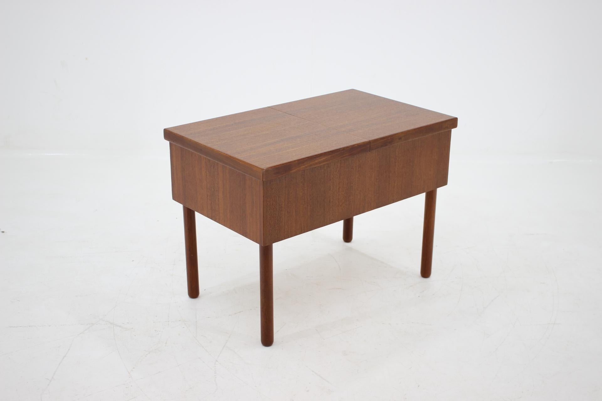 Mid-20th Century 1960s Teak Sewing Cabinet