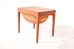 1960's Teak Sewing Table by Severin Hansen for Haslev