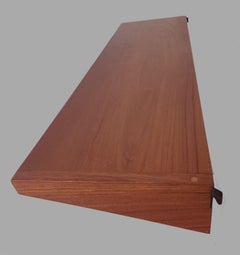 Estantes adicionales de teca de los años 60 para el mueble alto Kai Kristiansen de Feldballe Møbler