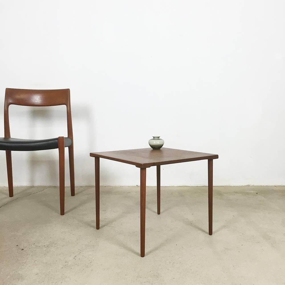 Scandinavian Modern 1960s Teak Side Table by Peter Hvidt & Orla Molgaard for France & Son Daverkosen