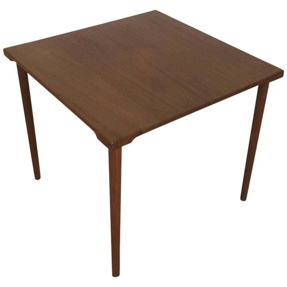 1960s Teak Side Table by Peter Hvidt & Orla Molgaard for France & Son Daverkosen