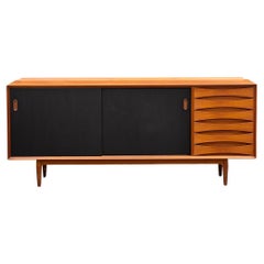 Vintage 1960s Teak Sidebaord by Arne Vodder Manufactured by Sibast Mobler