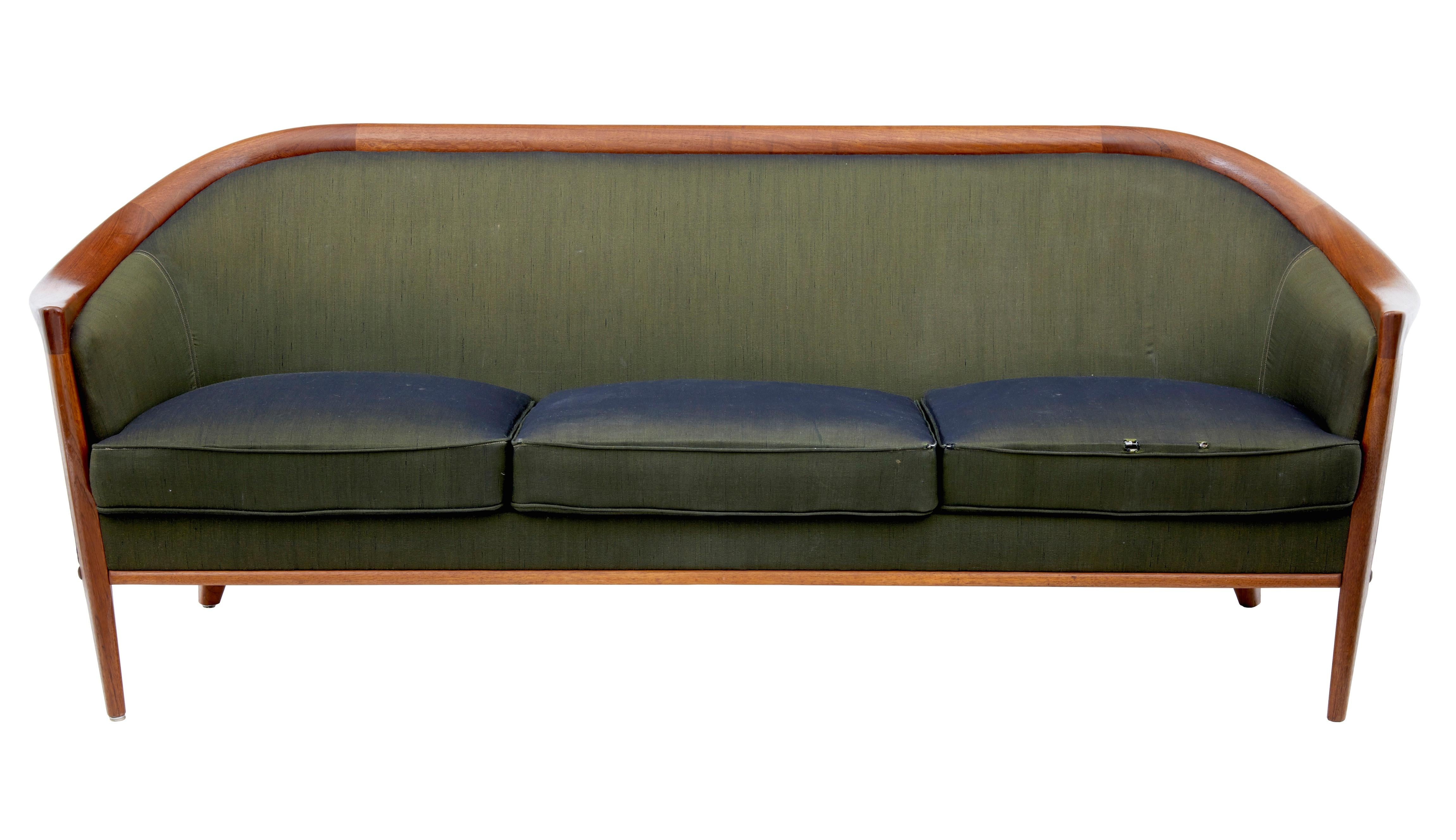 Scandinavian Modern 1960s Teak Sofa and Armchair by Andersson
