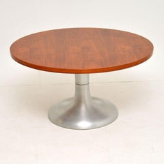 1960's Teak & Steel Vintage Coffee Table