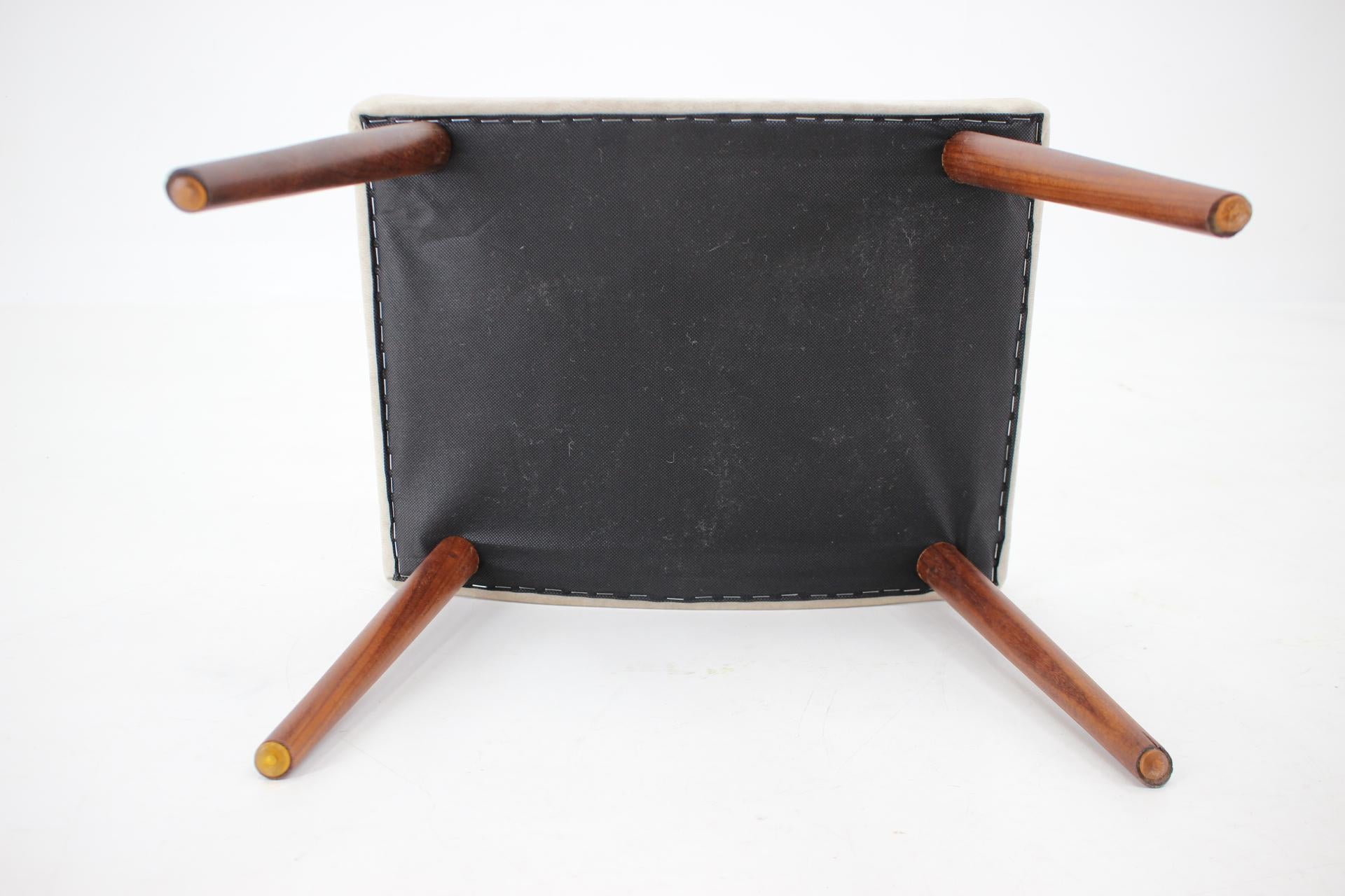 Mid-20th Century 1960s Teak Stool, Denmark