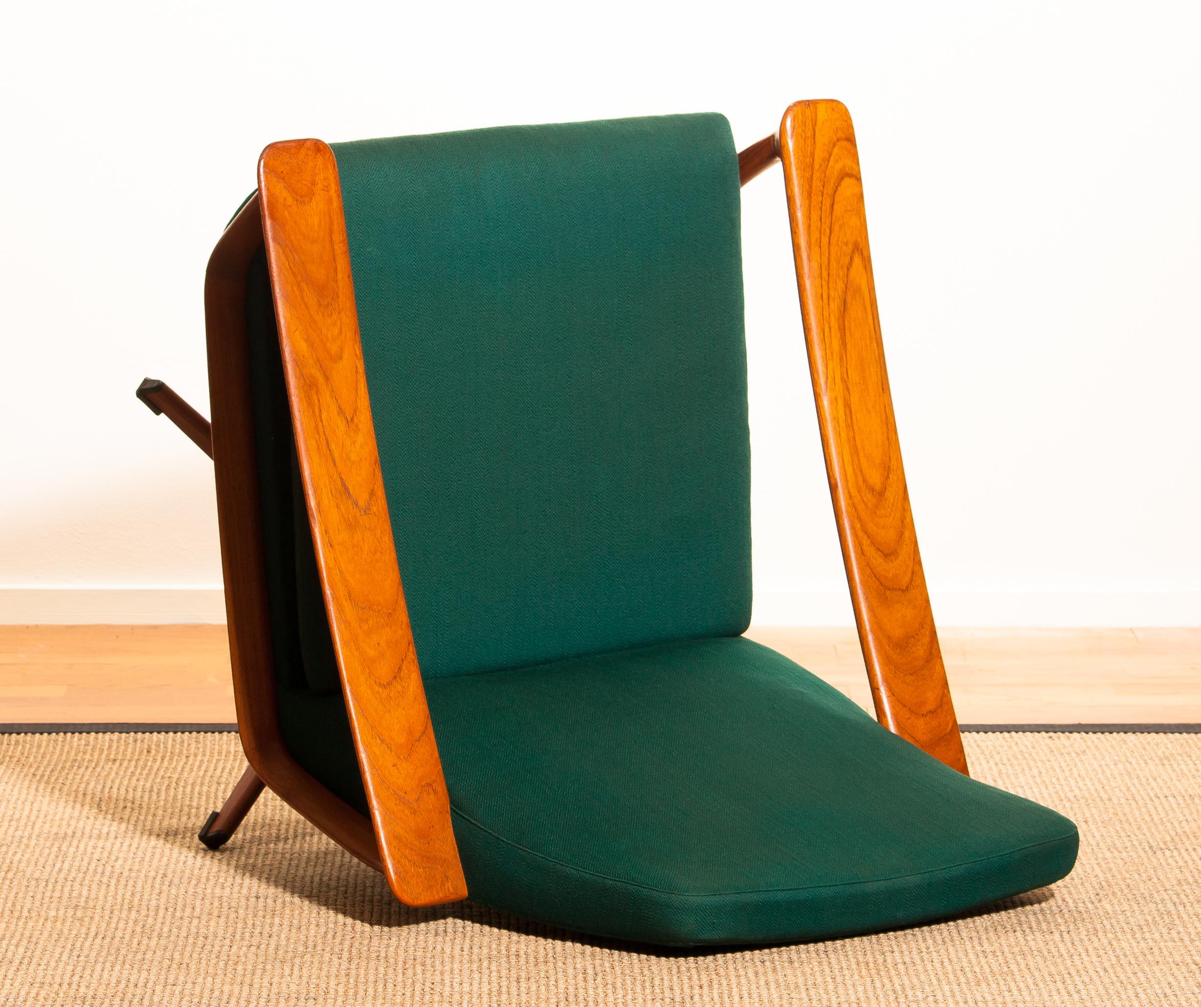1960s, Teak Swivel Chair by Johannes Andersen for Trensum Denmark 7