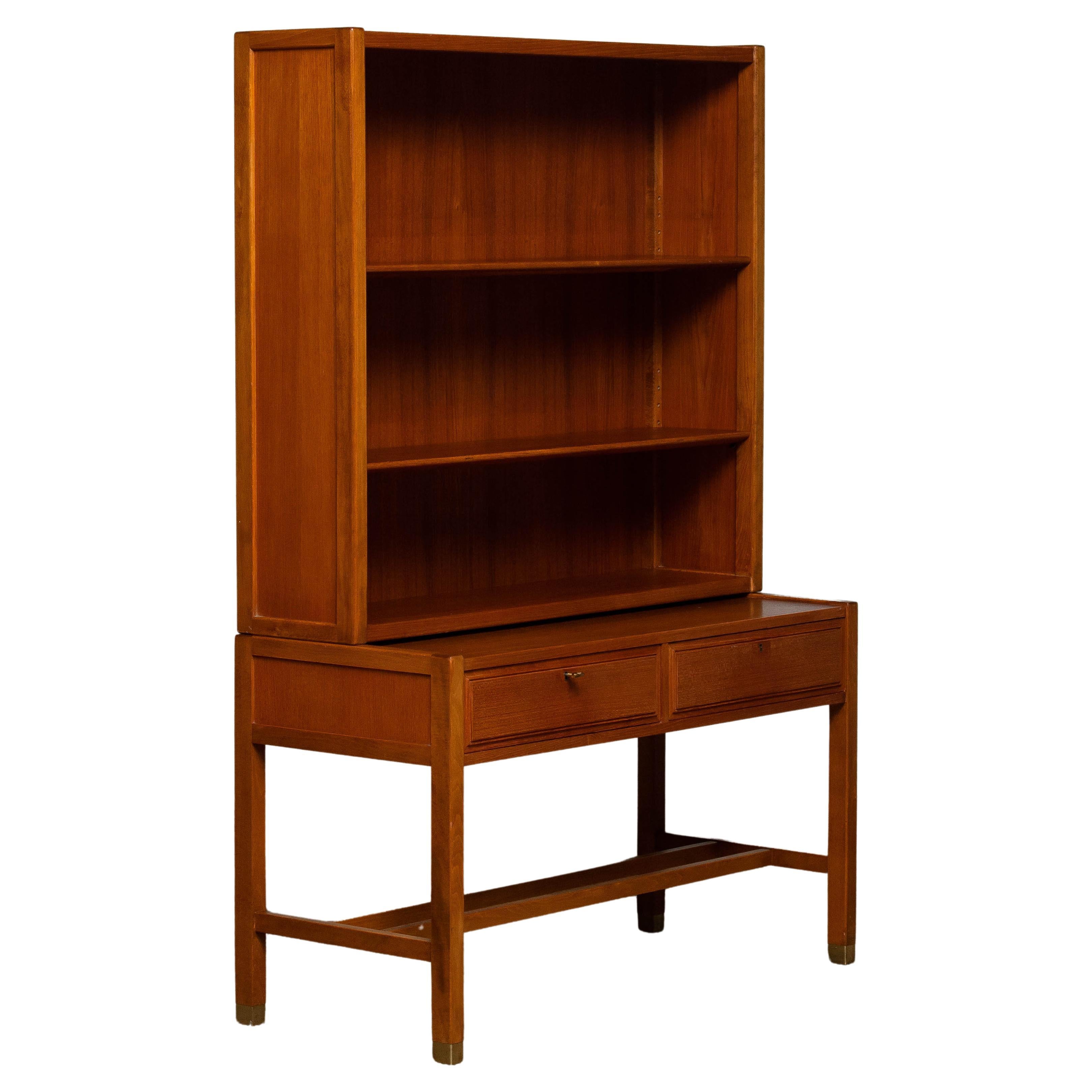 1960er Jahre Teakholz Tisch Modell Bücherregal von Carl Axel Acking für Bodafors, Schweden