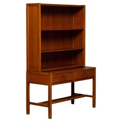 1960er Jahre Teakholz Tisch Modell Bücherregal von Carl Axel Acking für Bodafors, Schweden