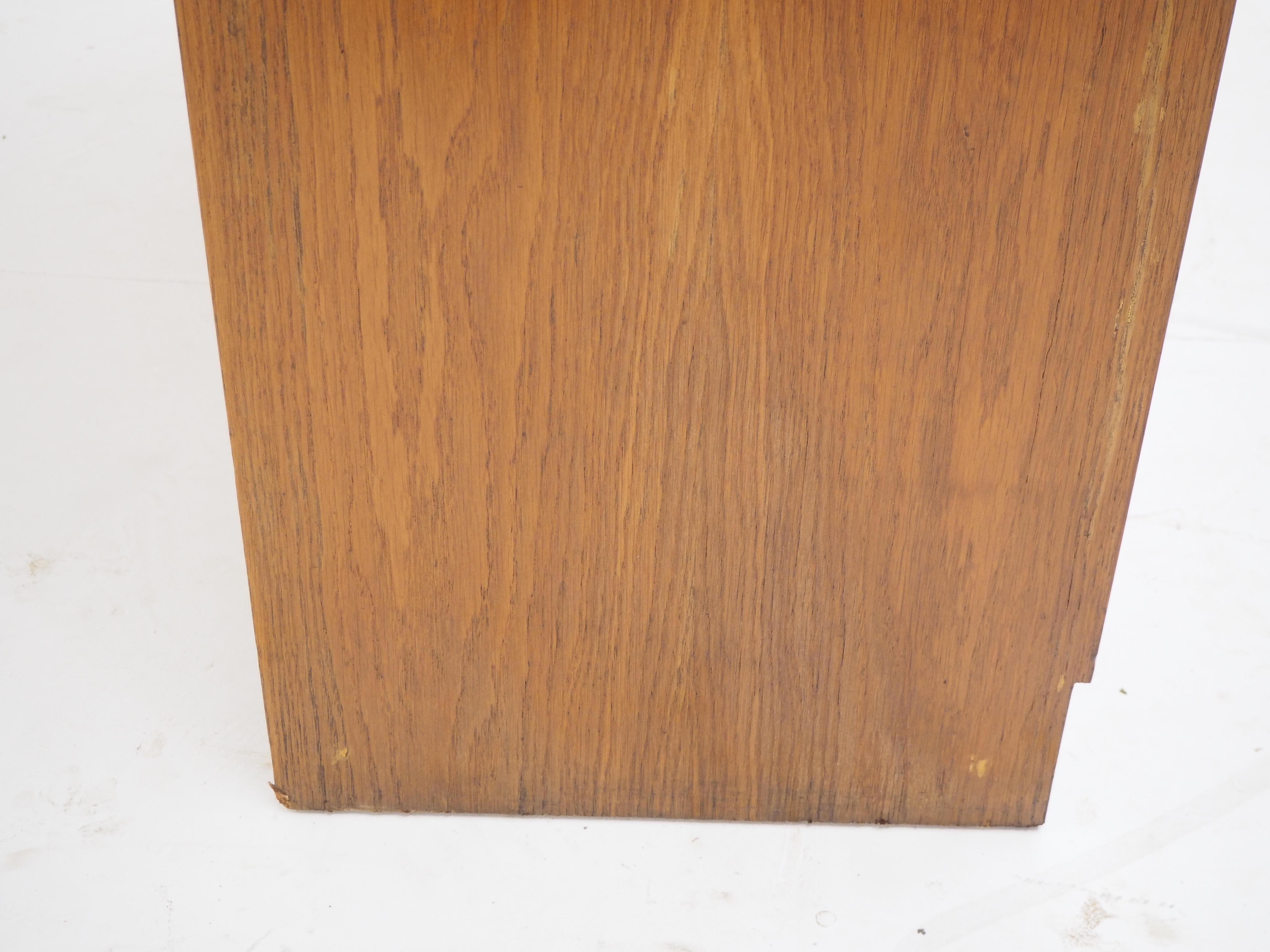 1960s Teak Tambour Office Cabinet, Denmark 3