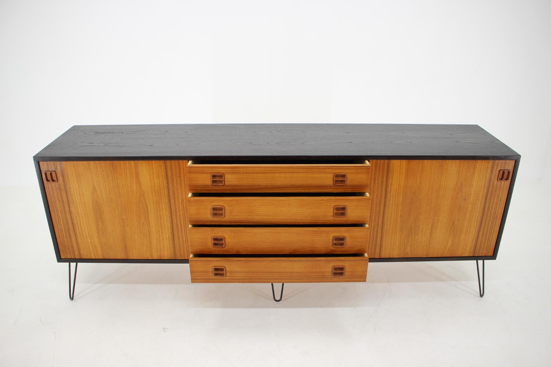 1960s Teak Upcycled Sideboard, Denmark In Good Condition In Praha, CZ