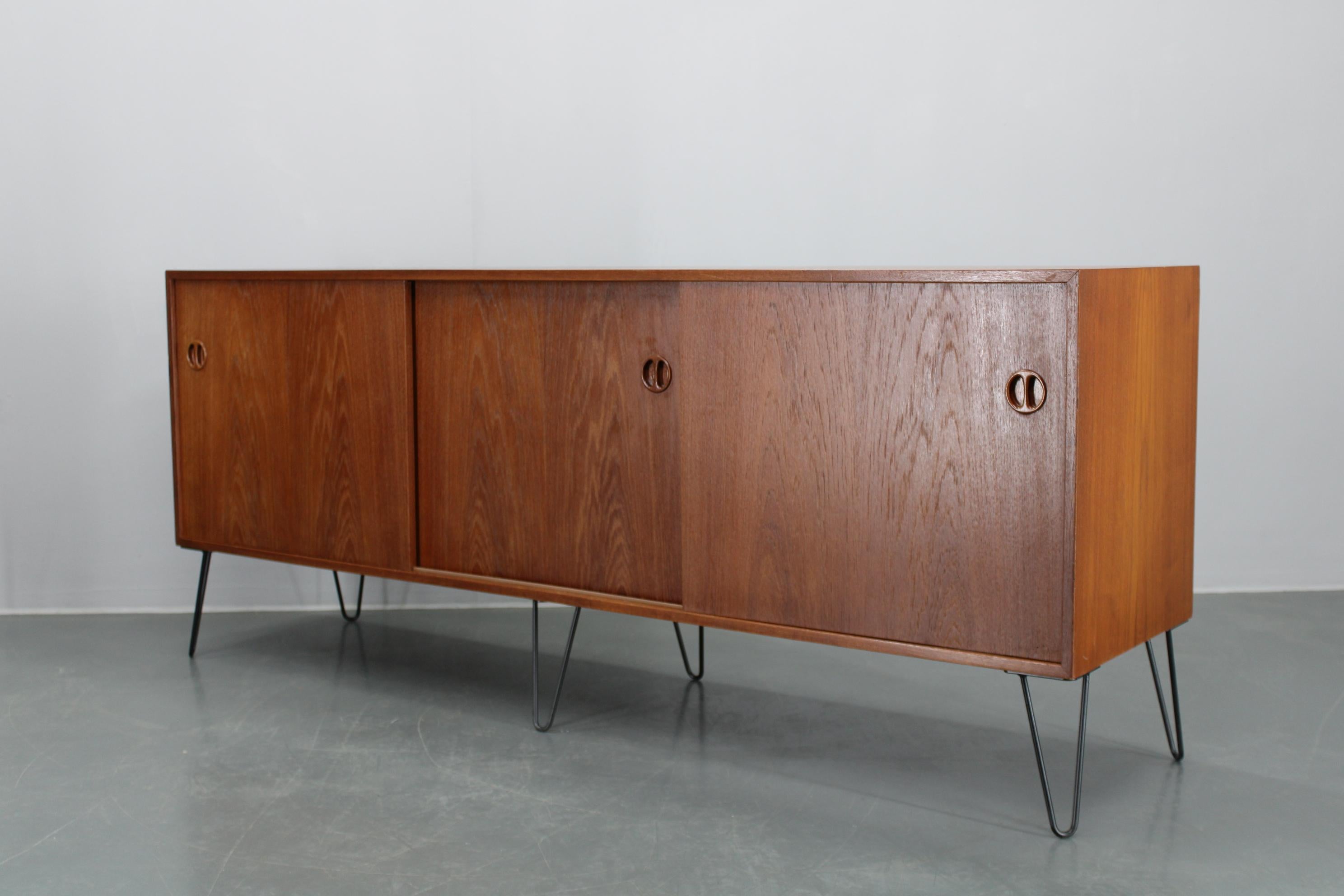 Credenza in teak riciclata del 1960 in vendita 6