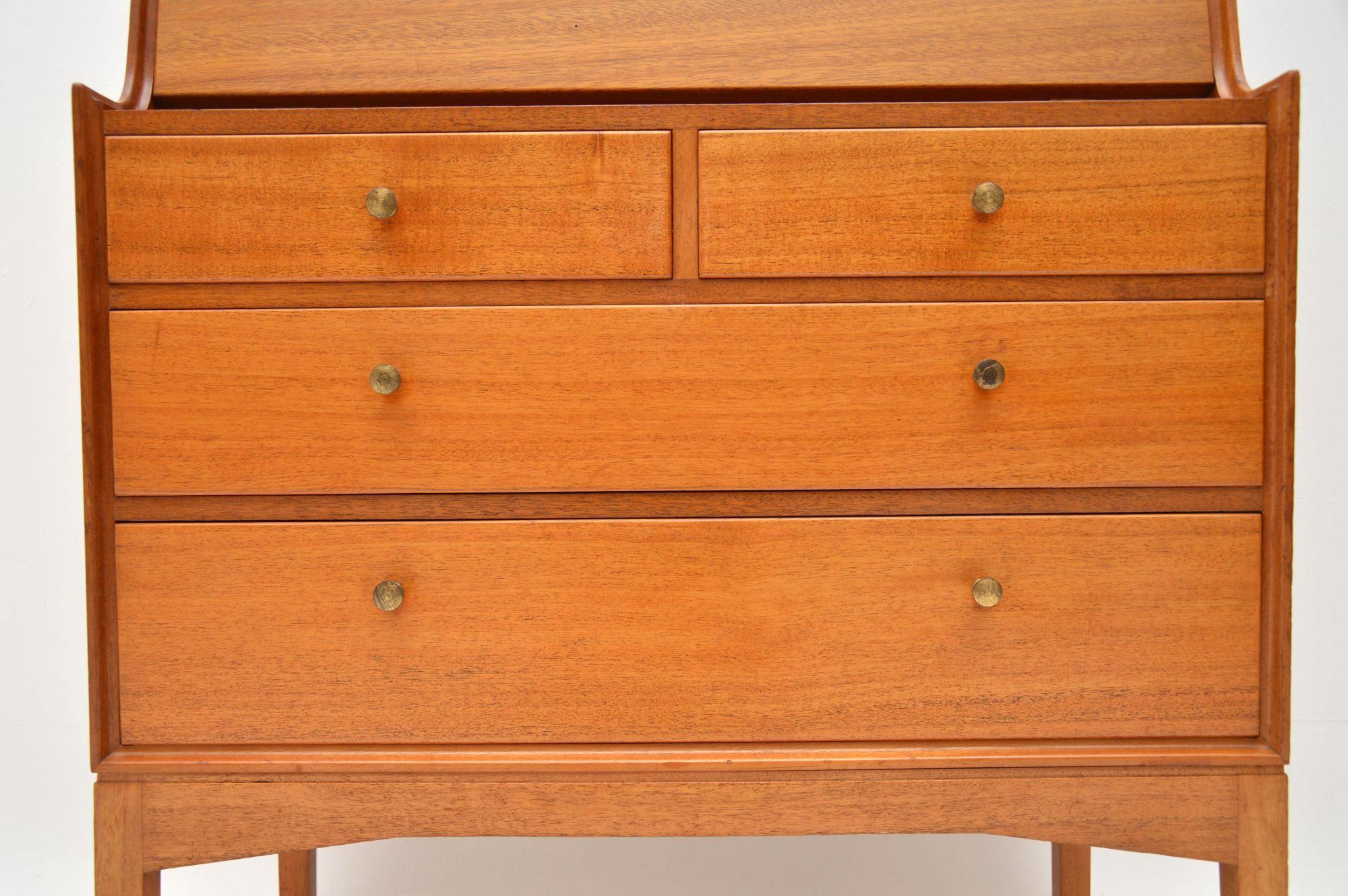 Mid-Century Modern 1960s Teak Vintage Bureau by John Morton for LM Furniture