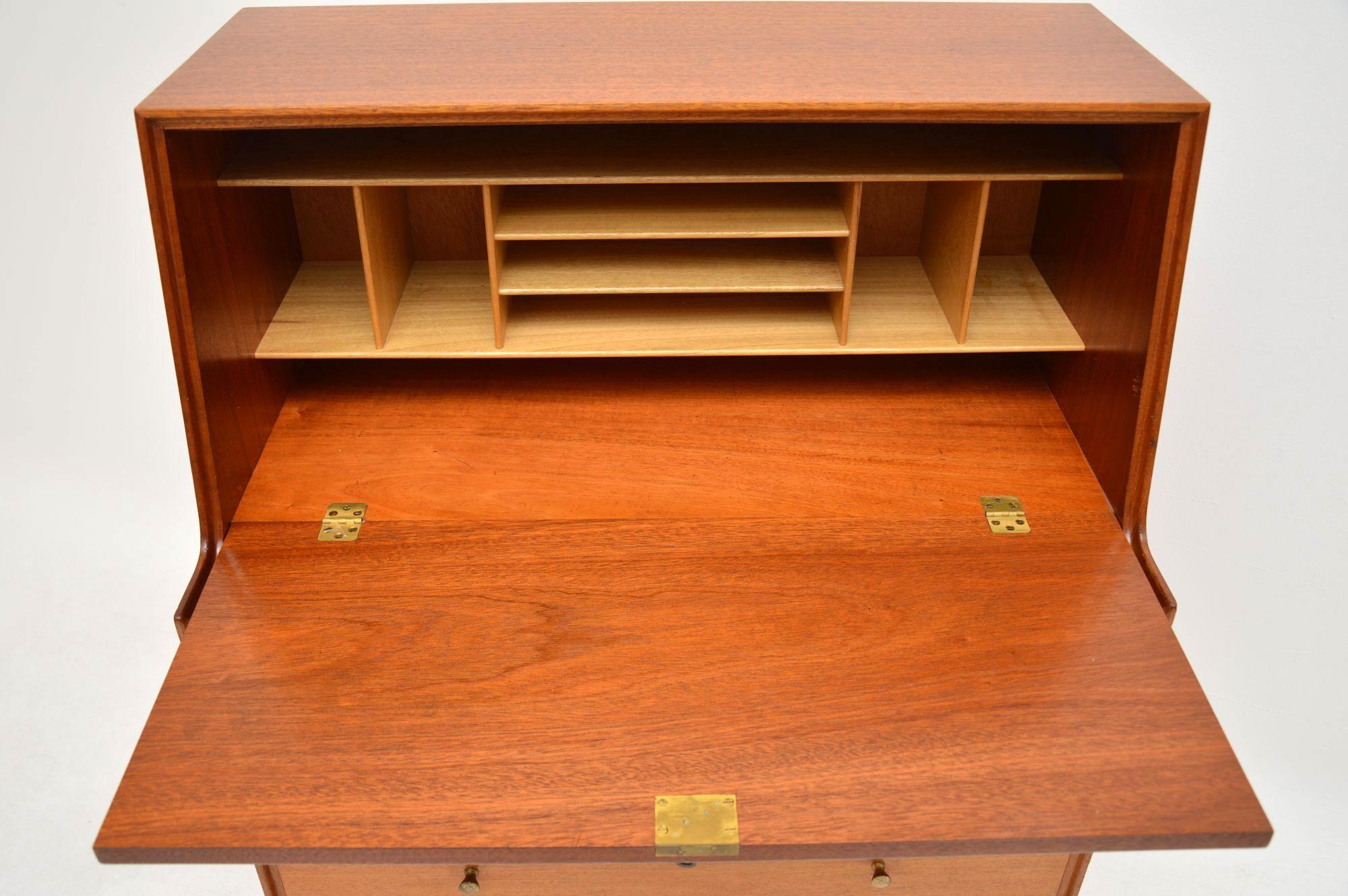 English 1960s Teak Vintage Bureau by John Morton for LM Furniture