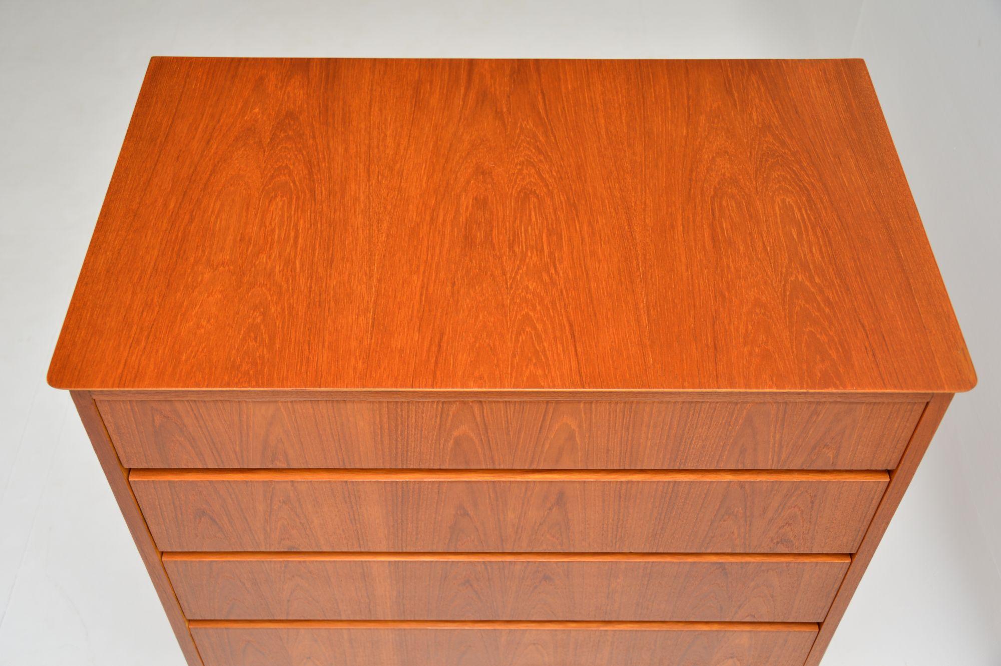 1960s Teak Vintage Chest of Drawers In Good Condition In London, GB