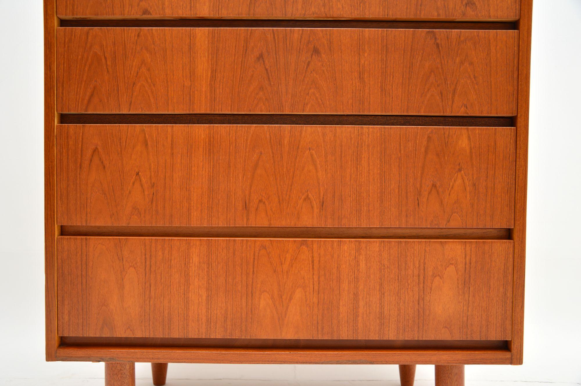 Mid-20th Century 1960s Teak Vintage Chest of Drawers