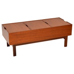 1960s Teak Vintage Coffee Table / Storage Box