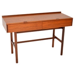 1960's Teak Vintage Console Table / Desk by Robert Heritage for Archie Shine