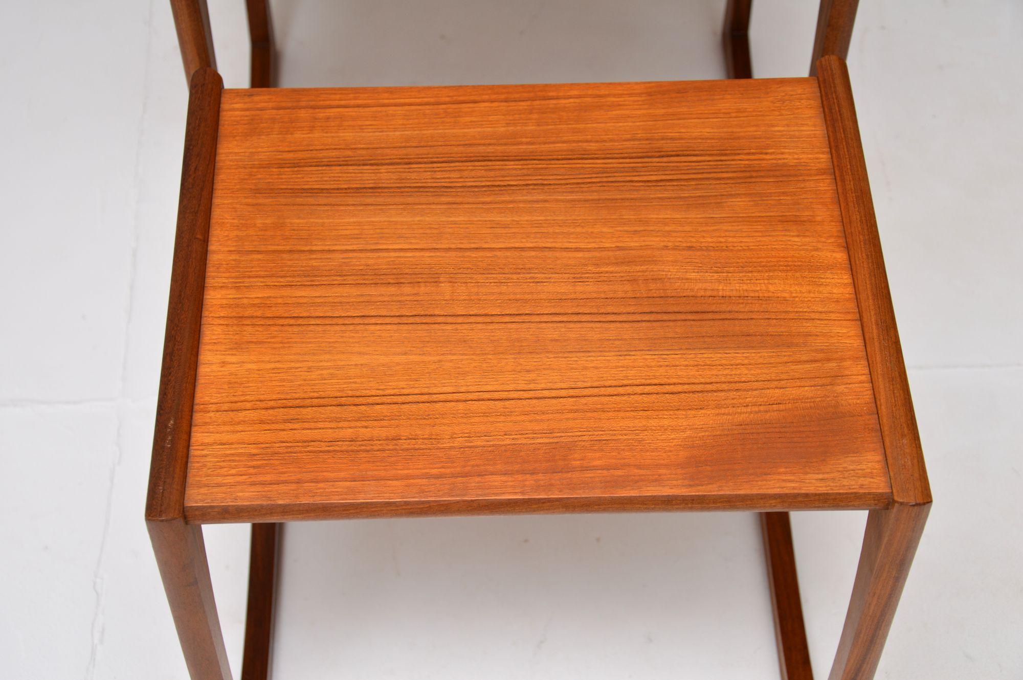 1960's Teak Vintage Quadrille Nest of Tables by G Plan 2
