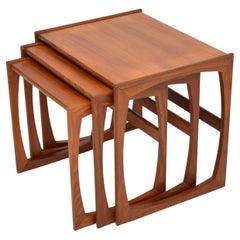 1960's Teak Vintage Quadrille Nest of Tables by G Plan
