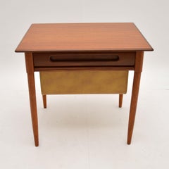 1960's Teak Vintage Side Table by Karl Edvard Korseth