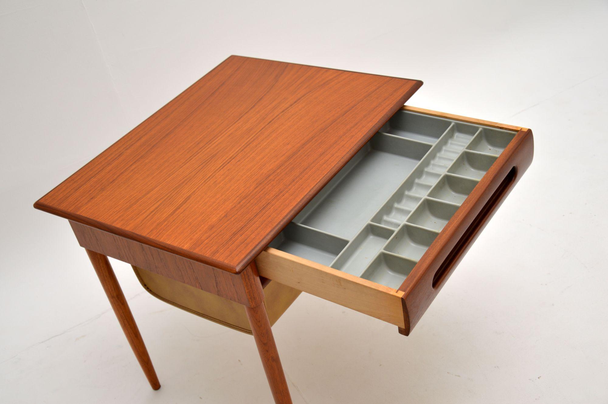 Norwegian 1960's Teak Vintage Side Table by Karl Edvard Korseth For Sale