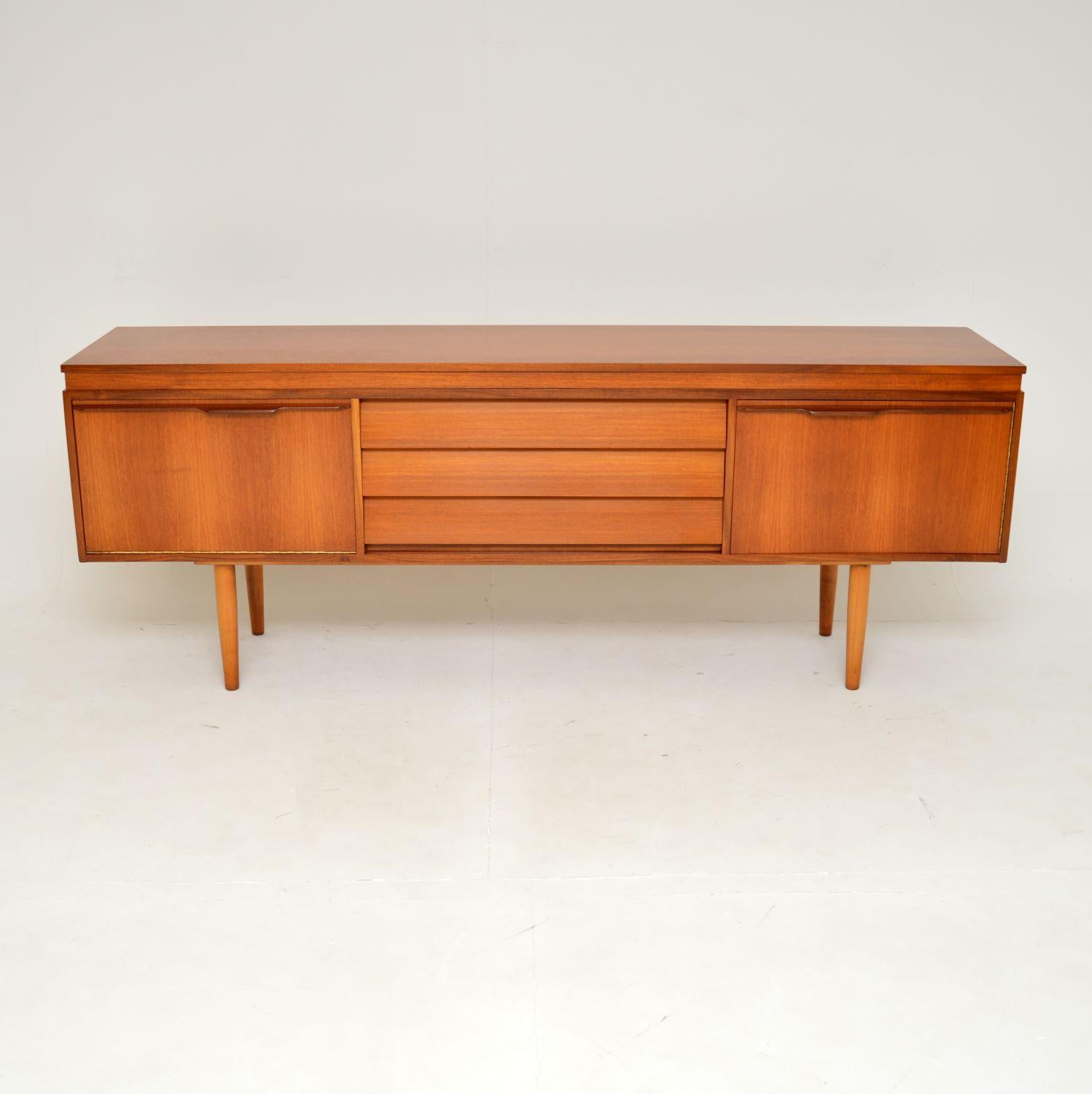 English 1960's Teak Vintage Sideboard For Sale