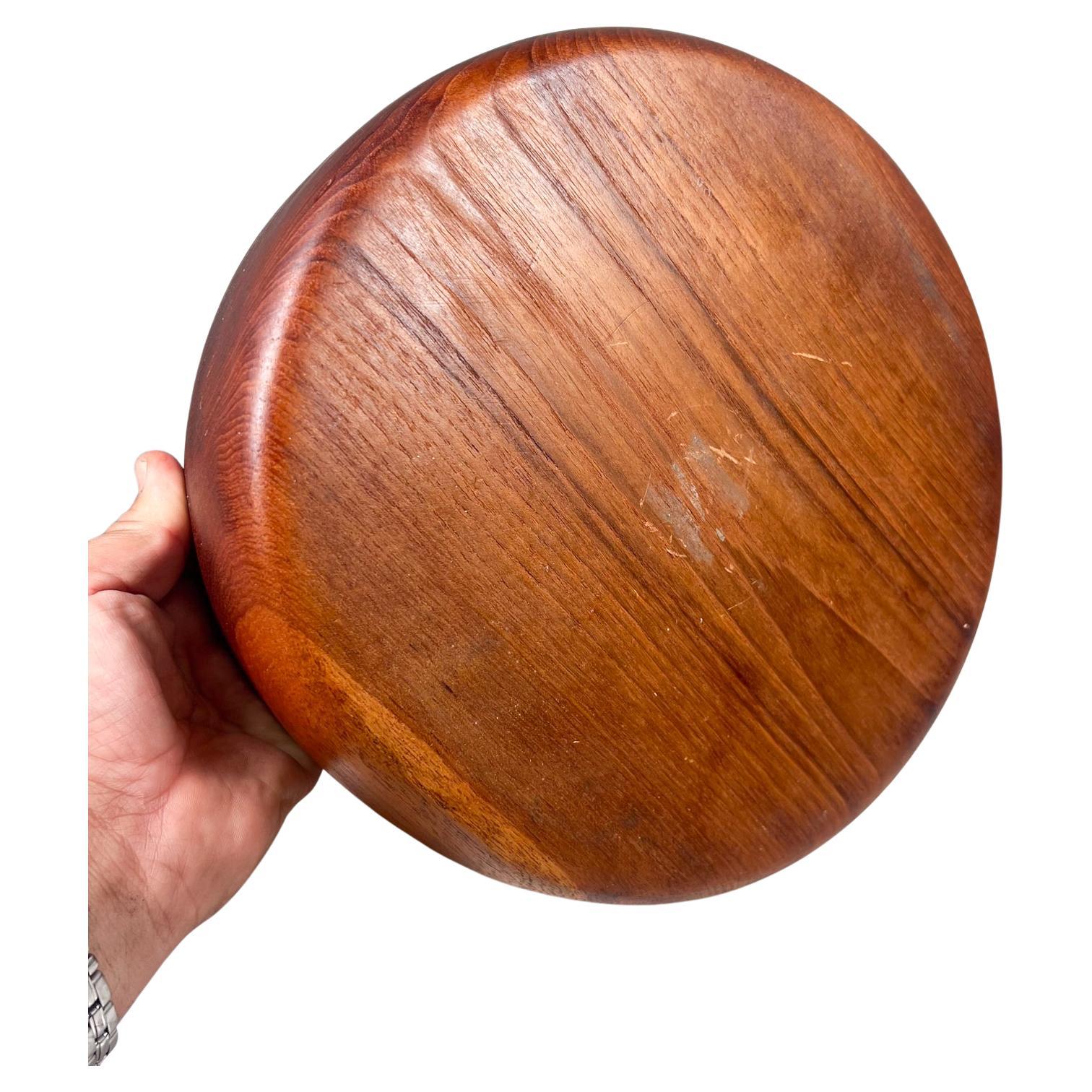 1960s Danish Modern Teak Schale Stil Dansk Dänemark (Moderne der Mitte des Jahrhunderts) im Angebot