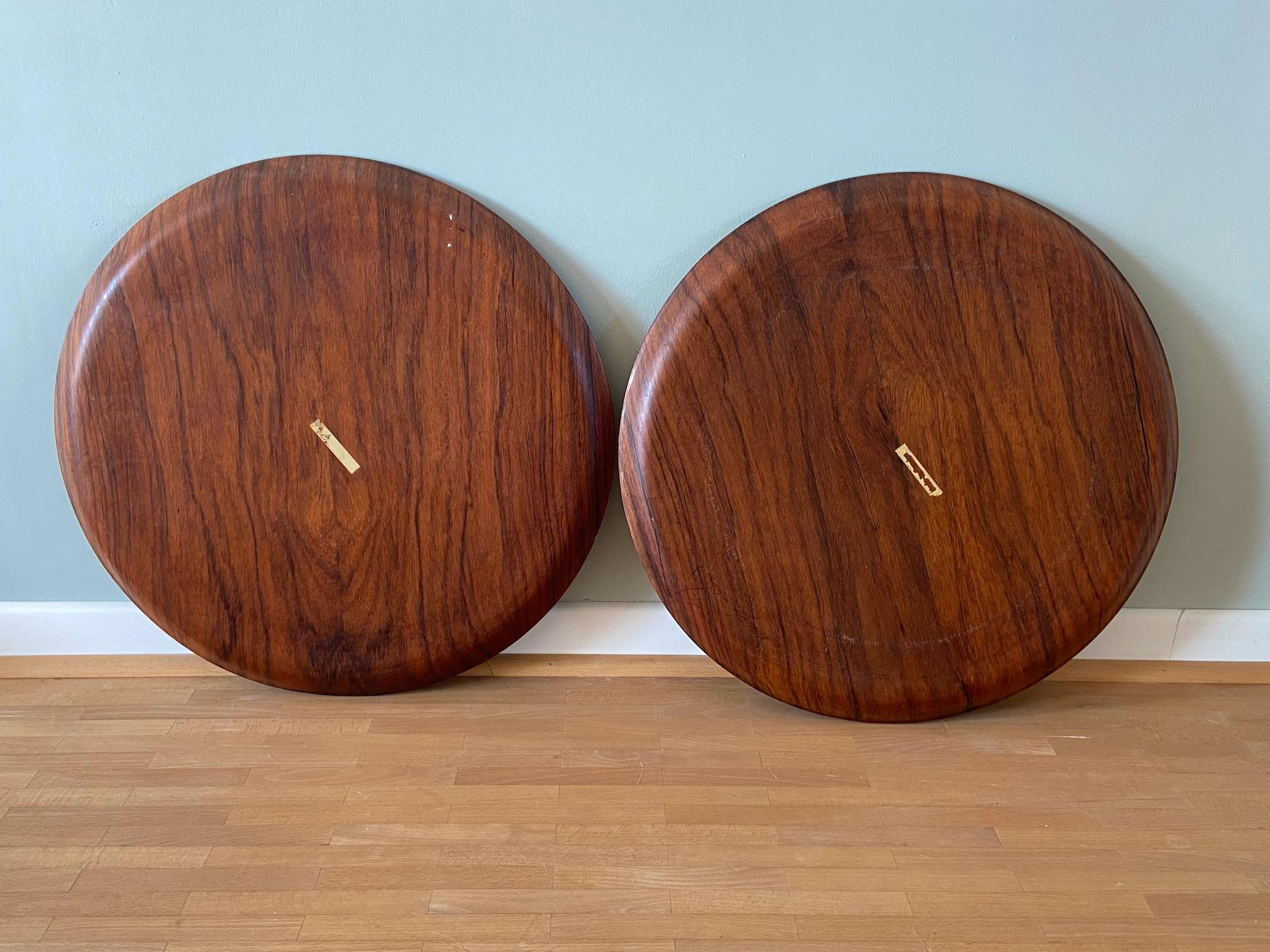 Scandinavian Modern 1960s Teak Wood J.H Fabriken Serving Trolley / Tray Sävsjö, Made in Sweden