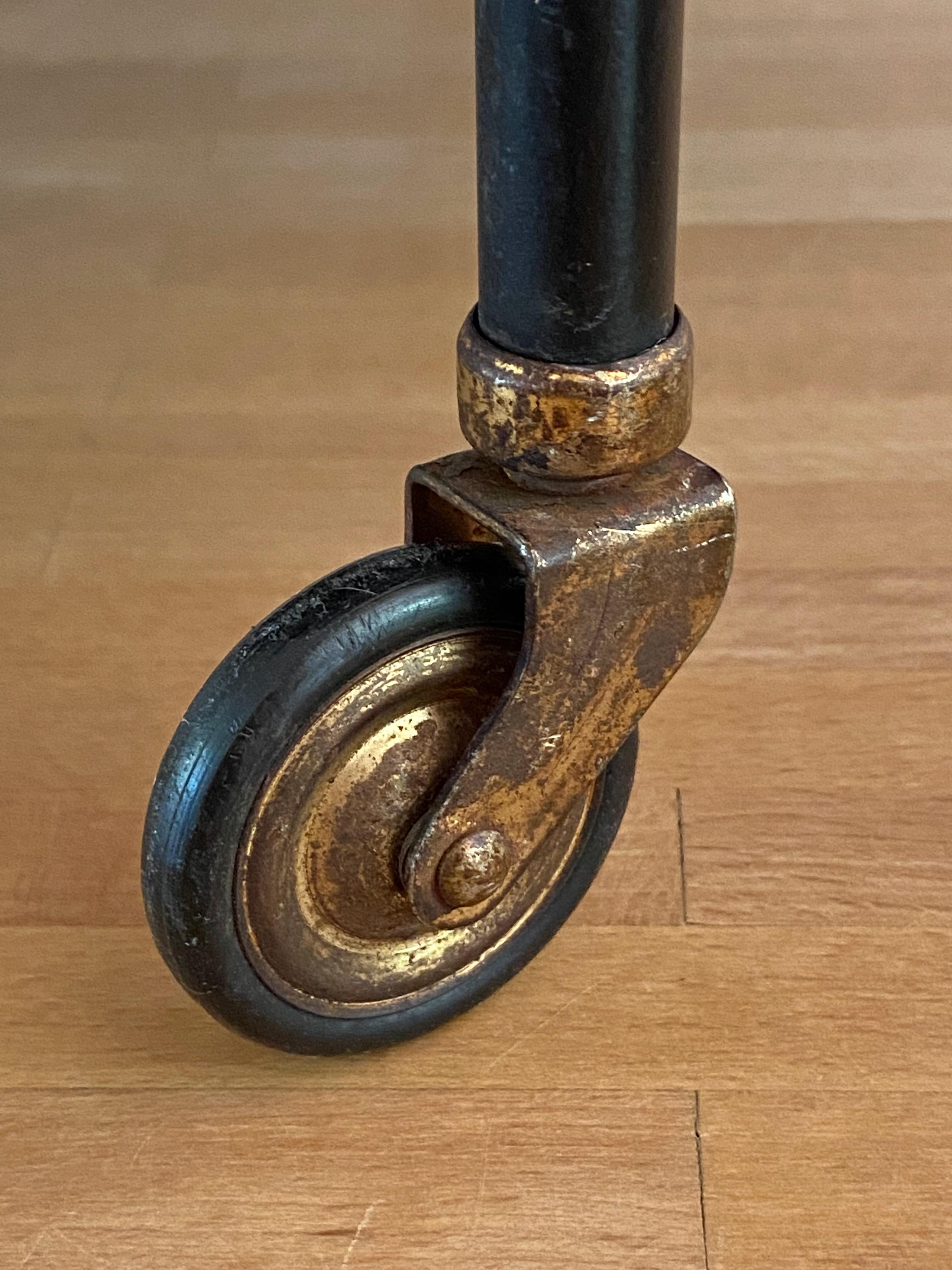 1960s Teak Wood J.H Fabriken Serving Trolley / Tray Sävsjö, Made in Sweden 1