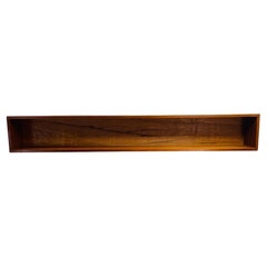 1960s Teak Wood Large Floating Shelf