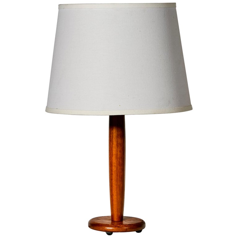 1960s Teak Wood Table Lamp at 1stDibs