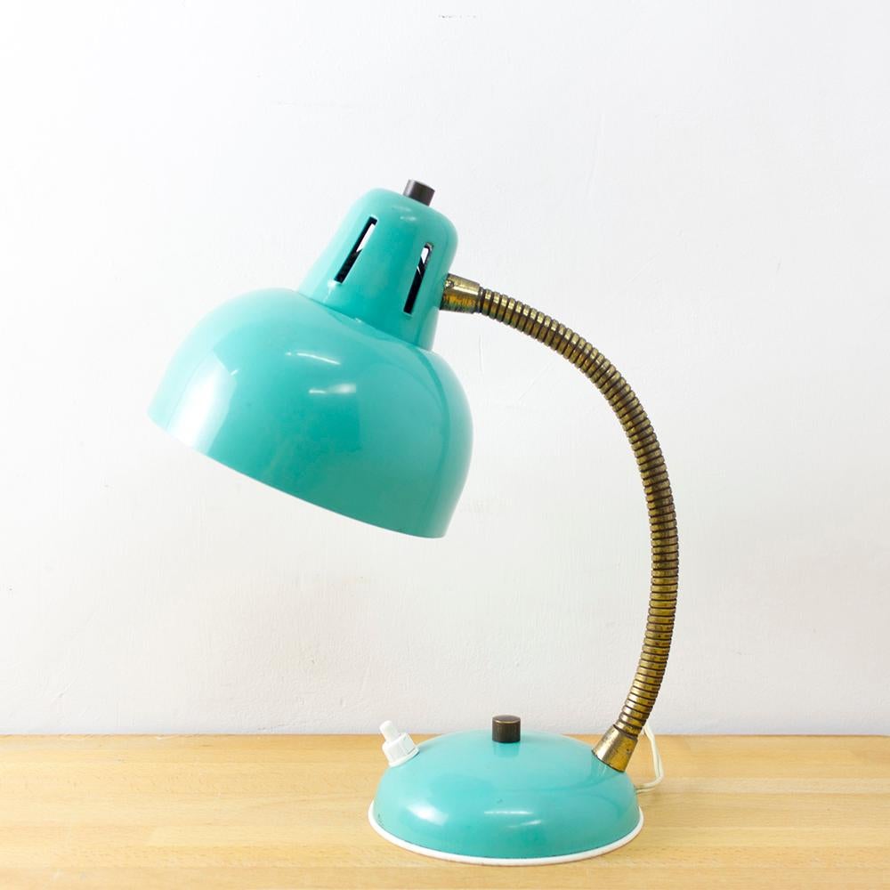 teal blue table lamps