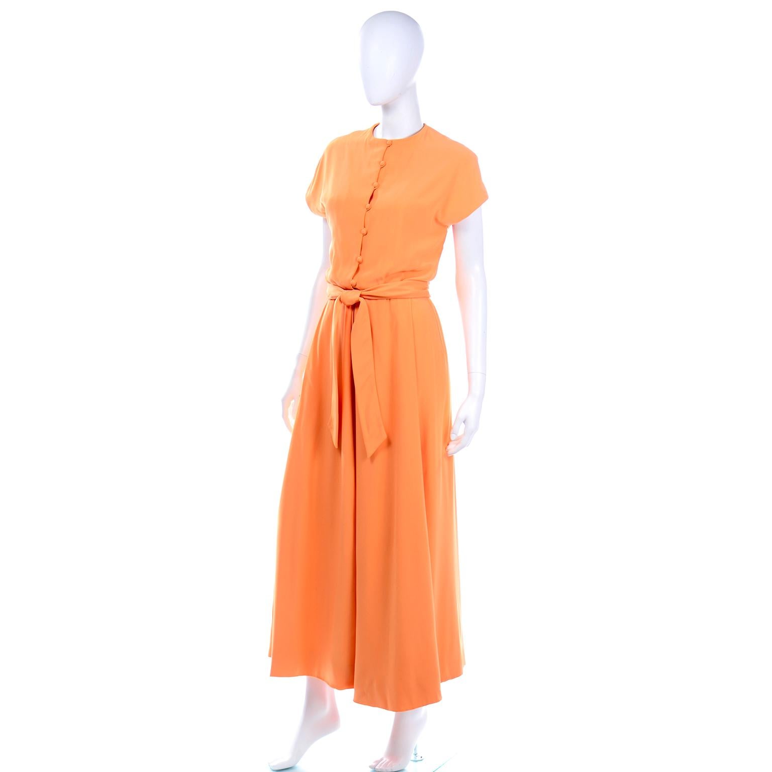 orange dress belt