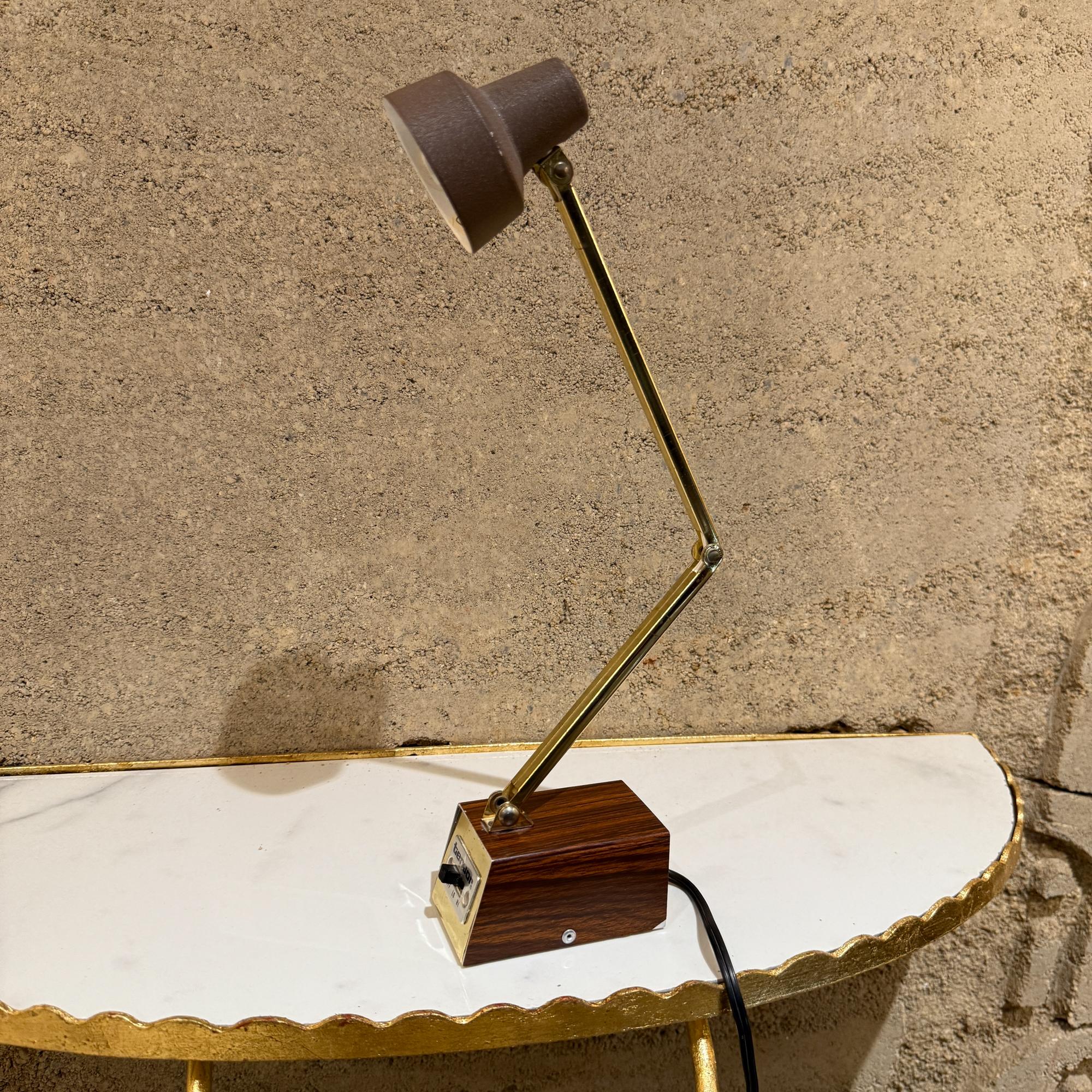 Mid-Century Modern Tensor Wood Desk Lamp Swivel High Intensity For Sale 9