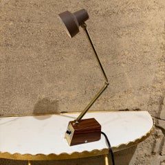 Mid-Century Modern Tensor Wood Desk Lamp Swivel High Intensity