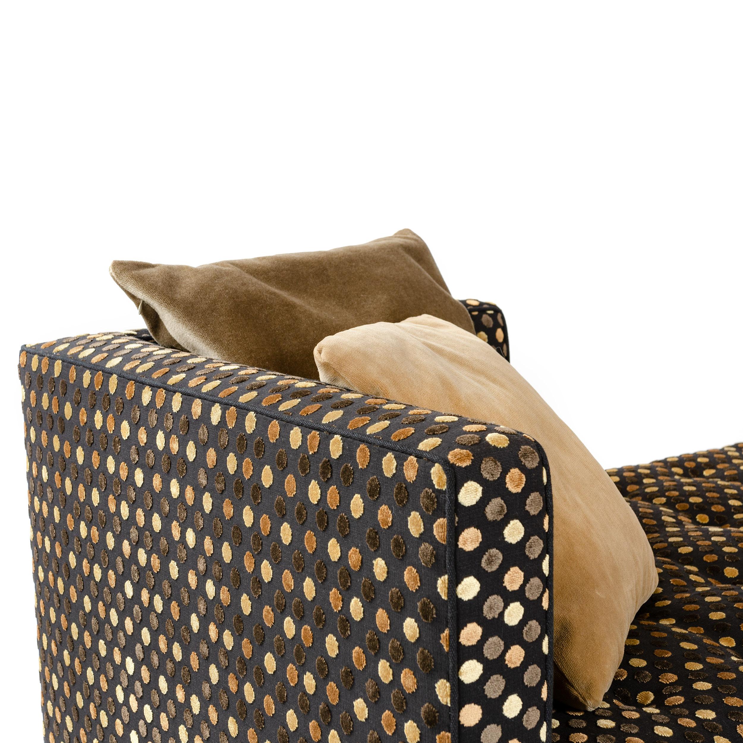 Upholstery 1960s Tete a Tete Conversation Sofa by Edward Wormley for Dunbar