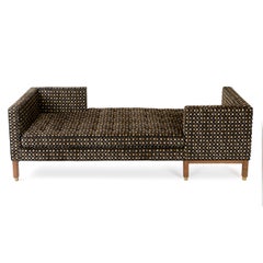 1960s Tete a Tete Conversation Sofa by Edward Wormley for Dunbar