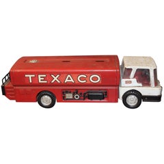 1960s Texaco Oil Gas Metal Toy Tanker Truck