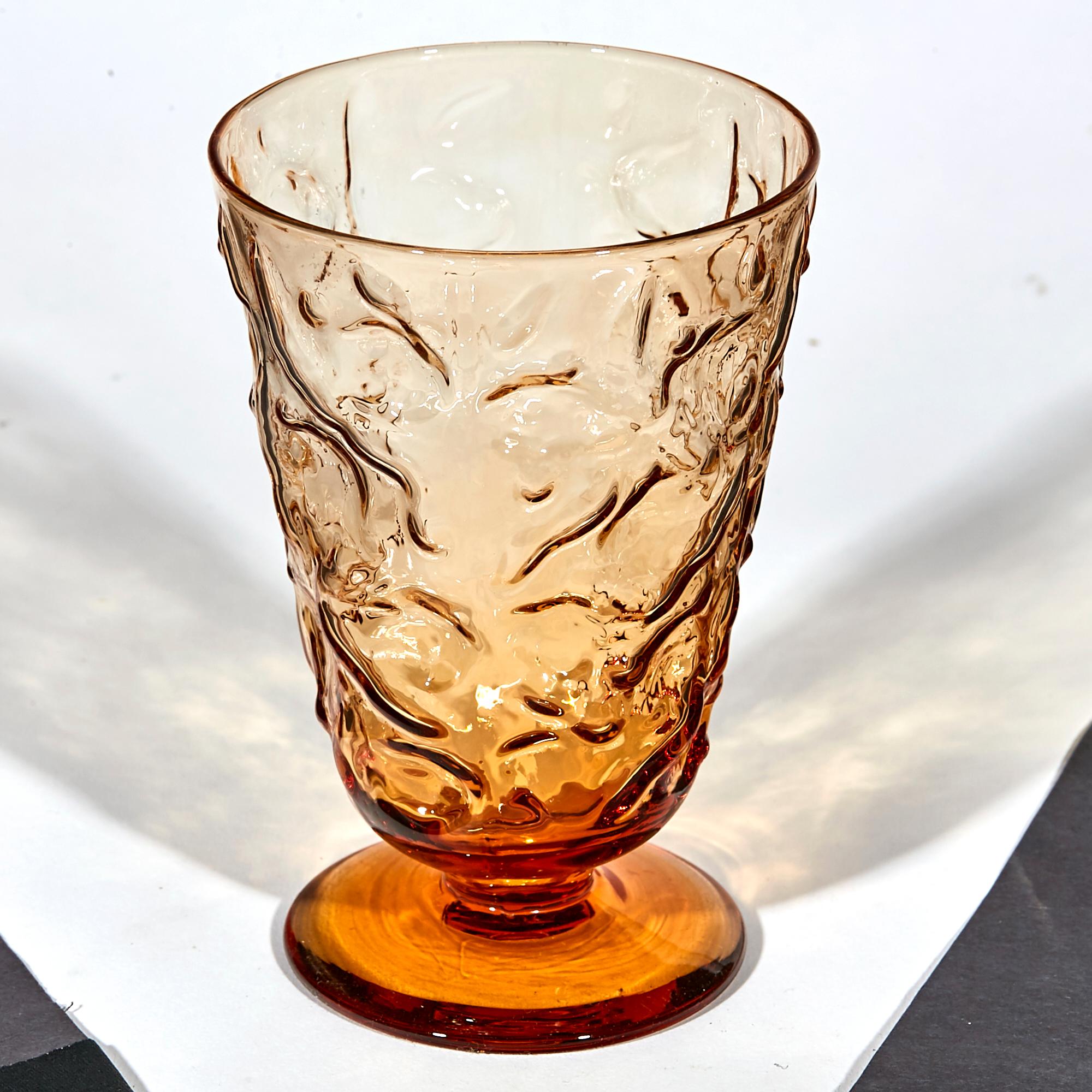 water glasses with stems